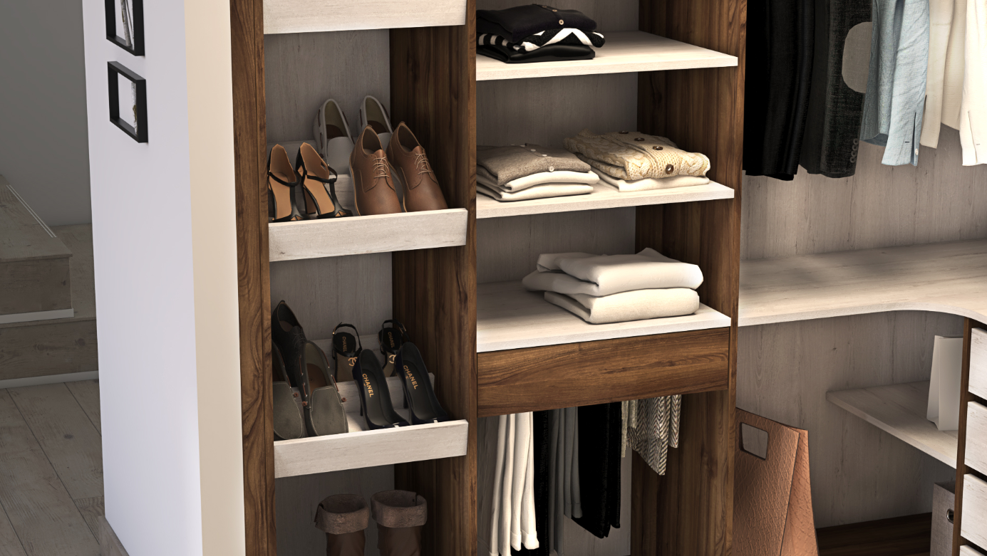 Teruel Walk-In Closet U-Shape AR024 - Image 10
