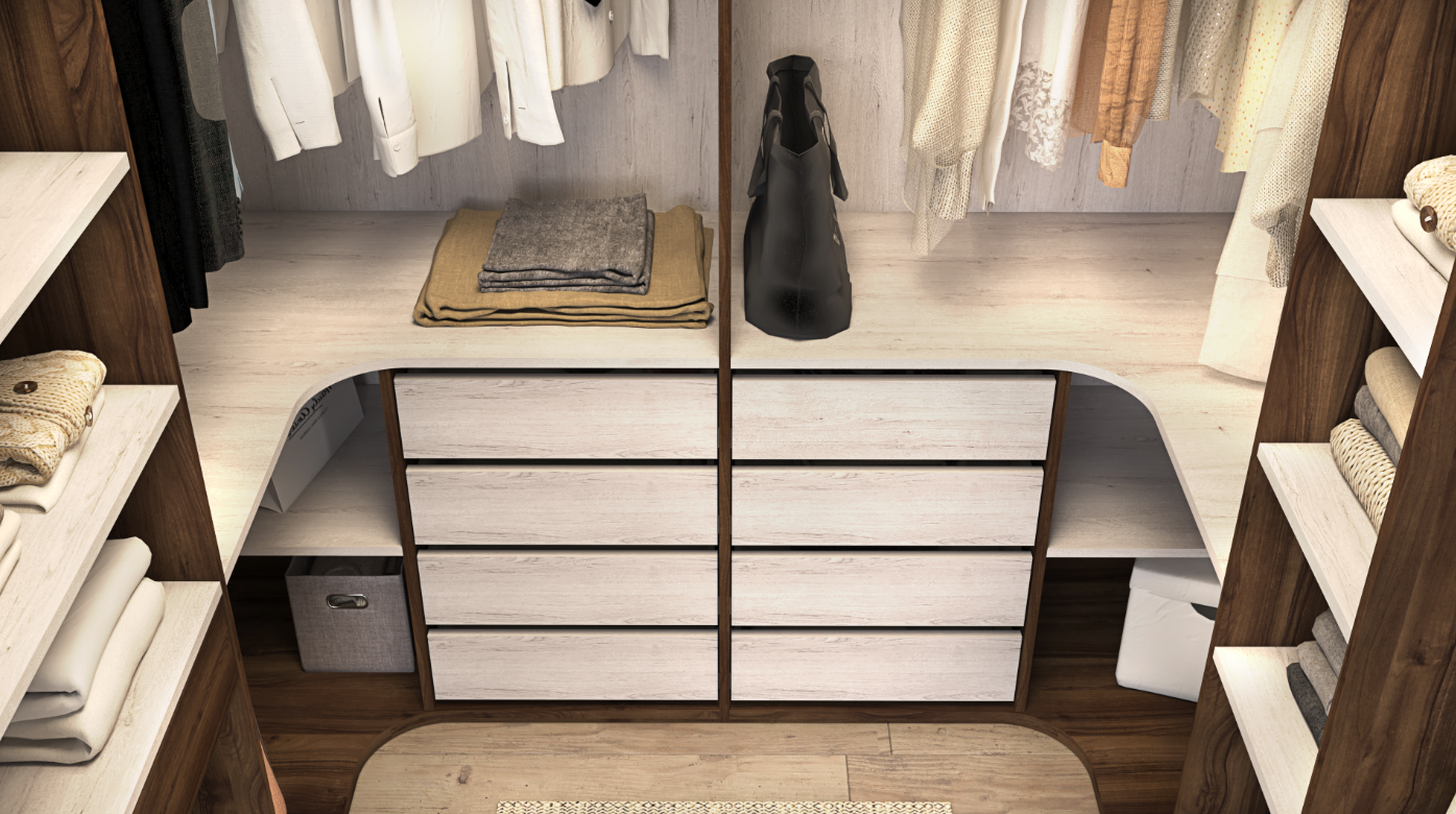 Teruel Walk-In Closet U-Shape AR024 - Image 4