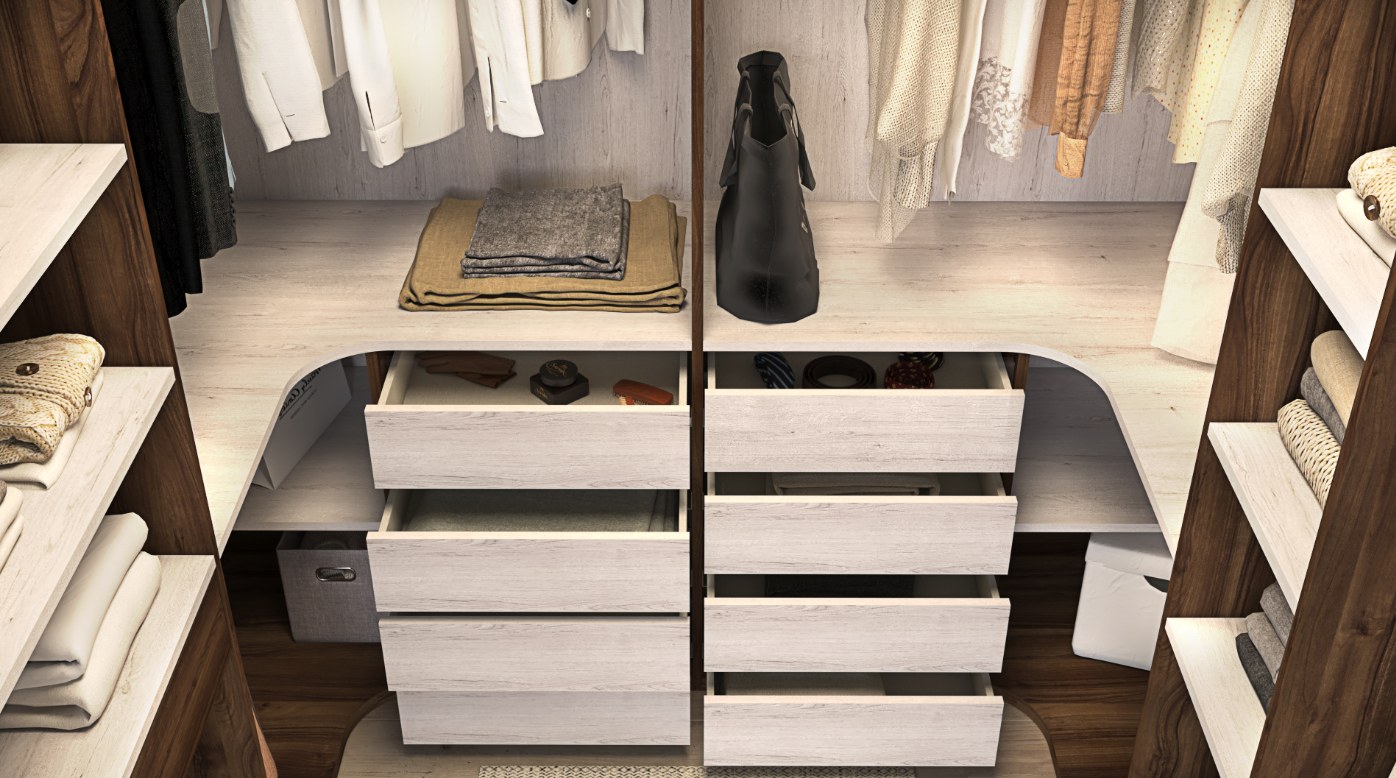 Teruel Walk-In Closet U-Shape AR024 - Image 5