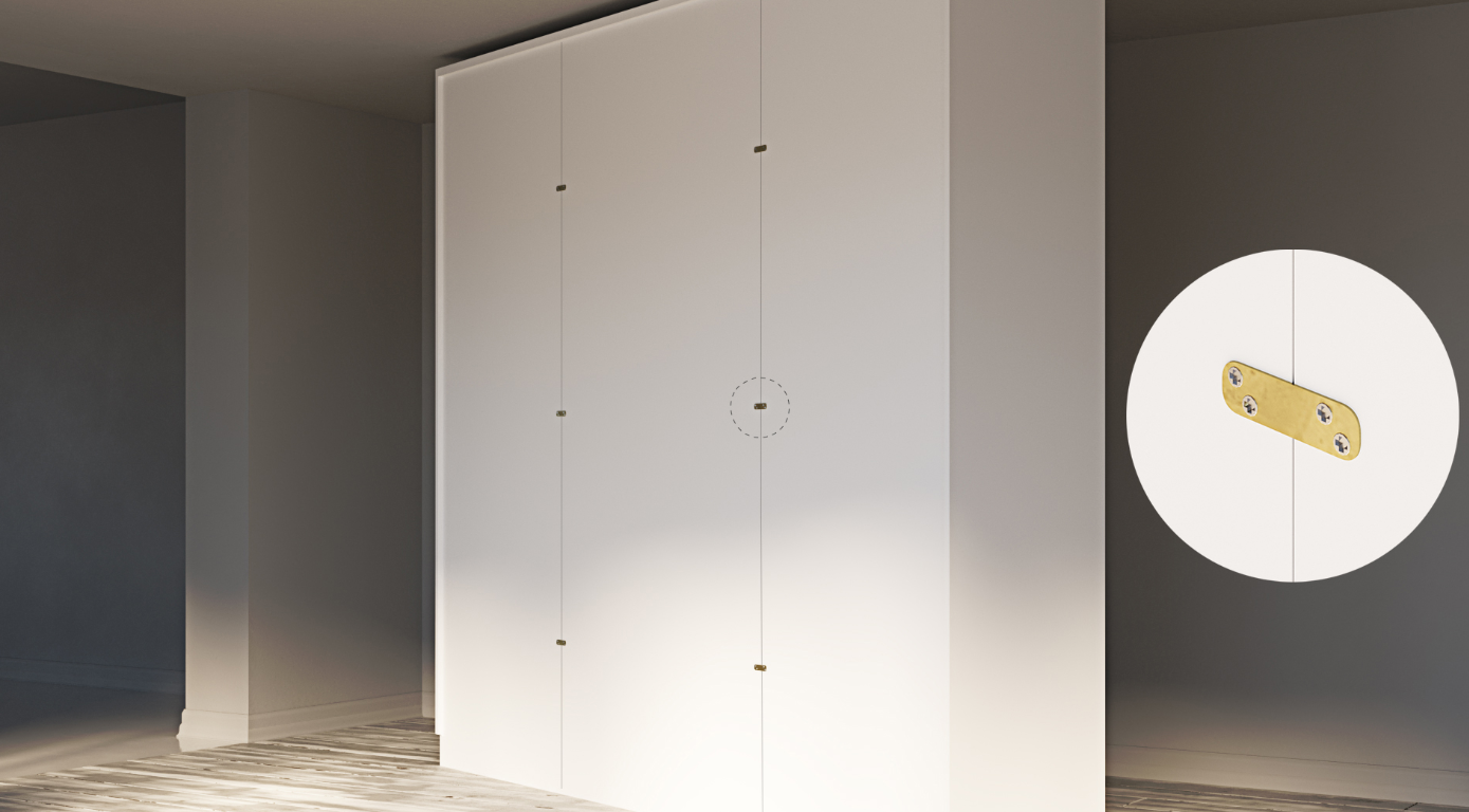 Miravet 4-door bifold Wardrobe AV011 - Image 13