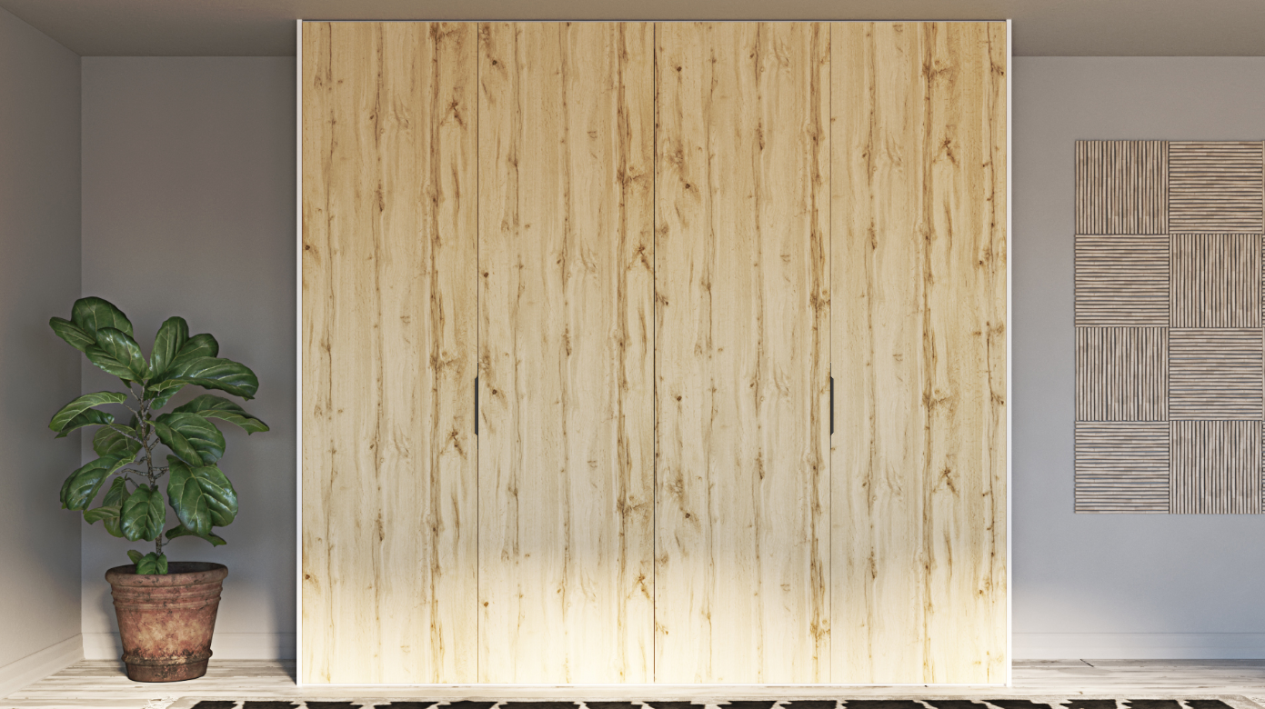 Miravet 4-door bifold Wardrobe AV011 - Image 16