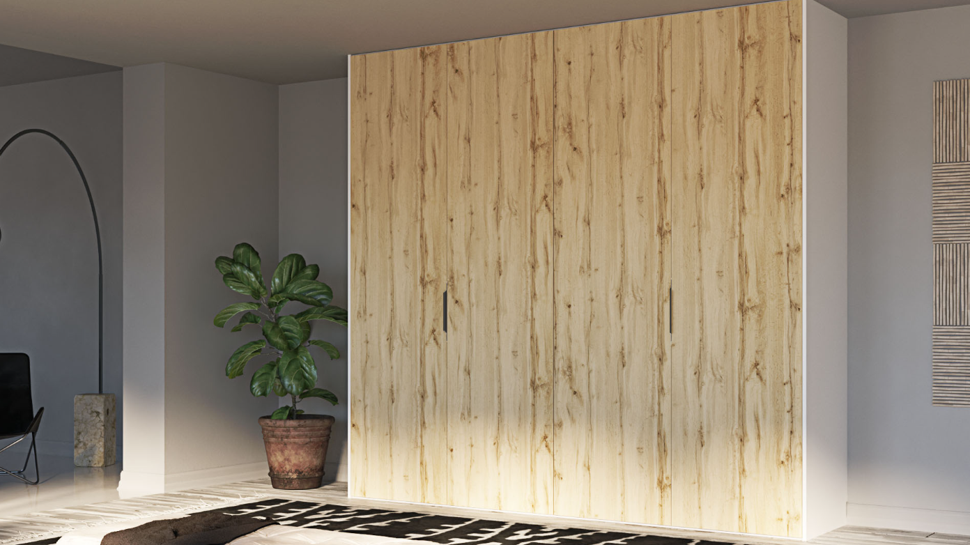 Miravet 4-door bifold Wardrobe AV011 - Image 2