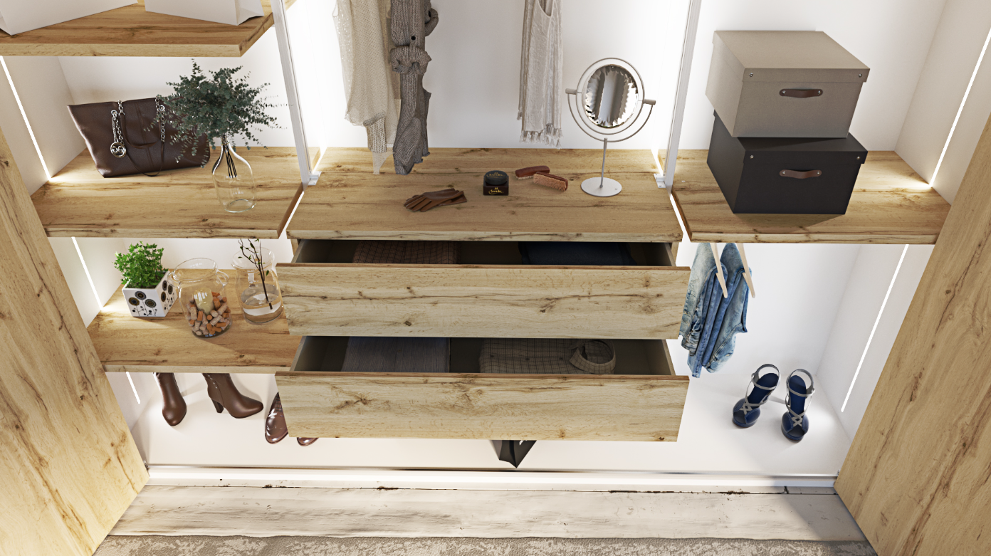 Miravet 4-door bifold Wardrobe AV011 - Image 5