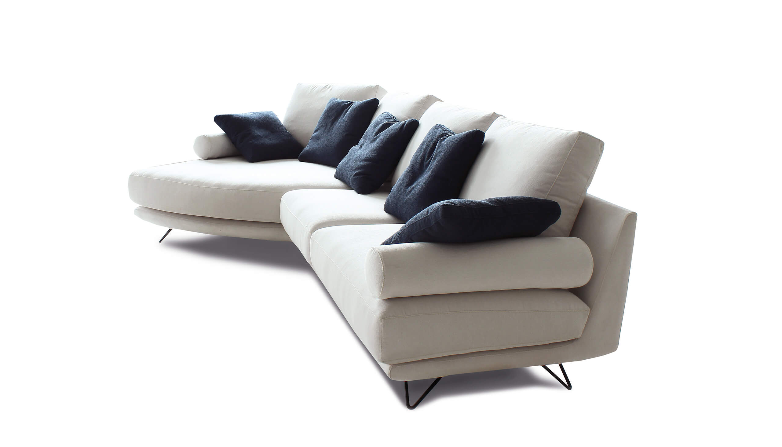 Olite Beige Left Cuddler Sectional - Image 2