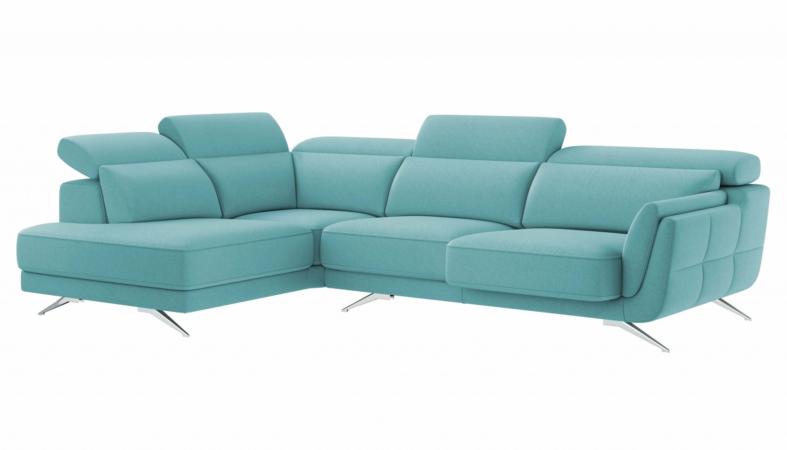 Ronda Turquoise Sectional Left Bumper Chaise - Image 2