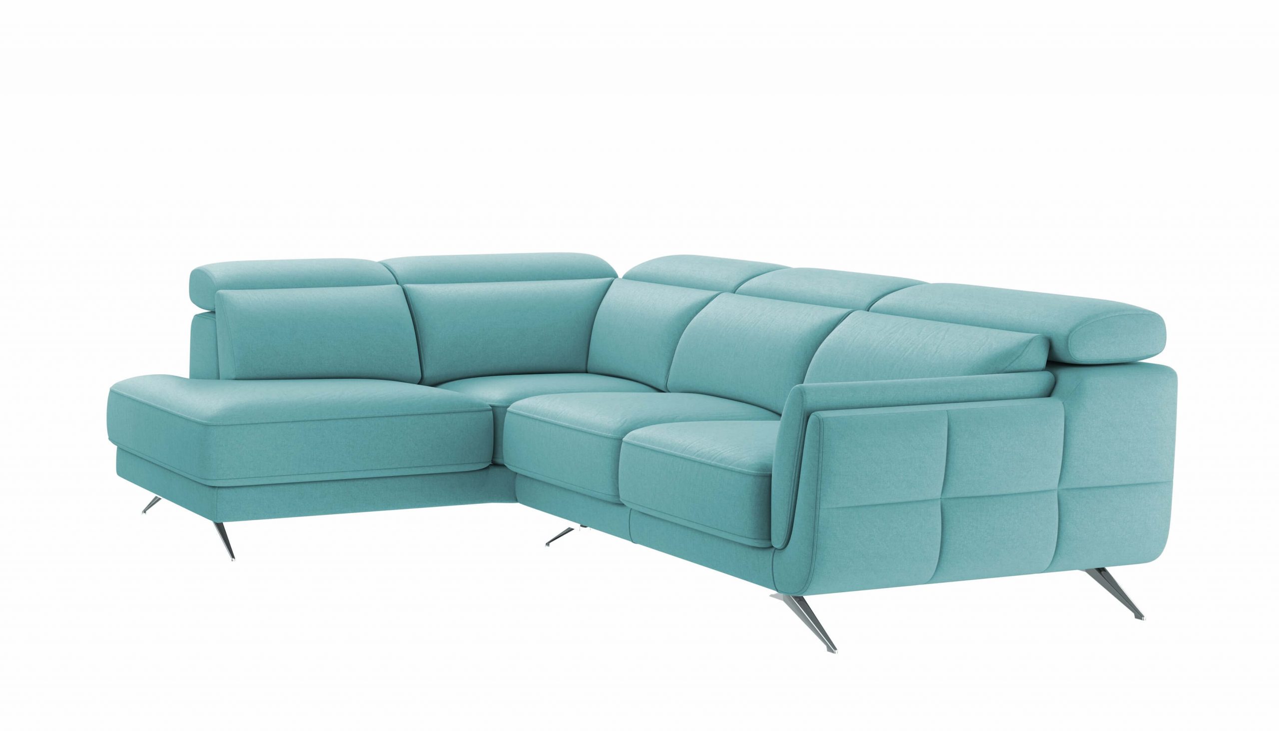 Ronda Turquoise Sectional Left Bumper Chaise - Image 4