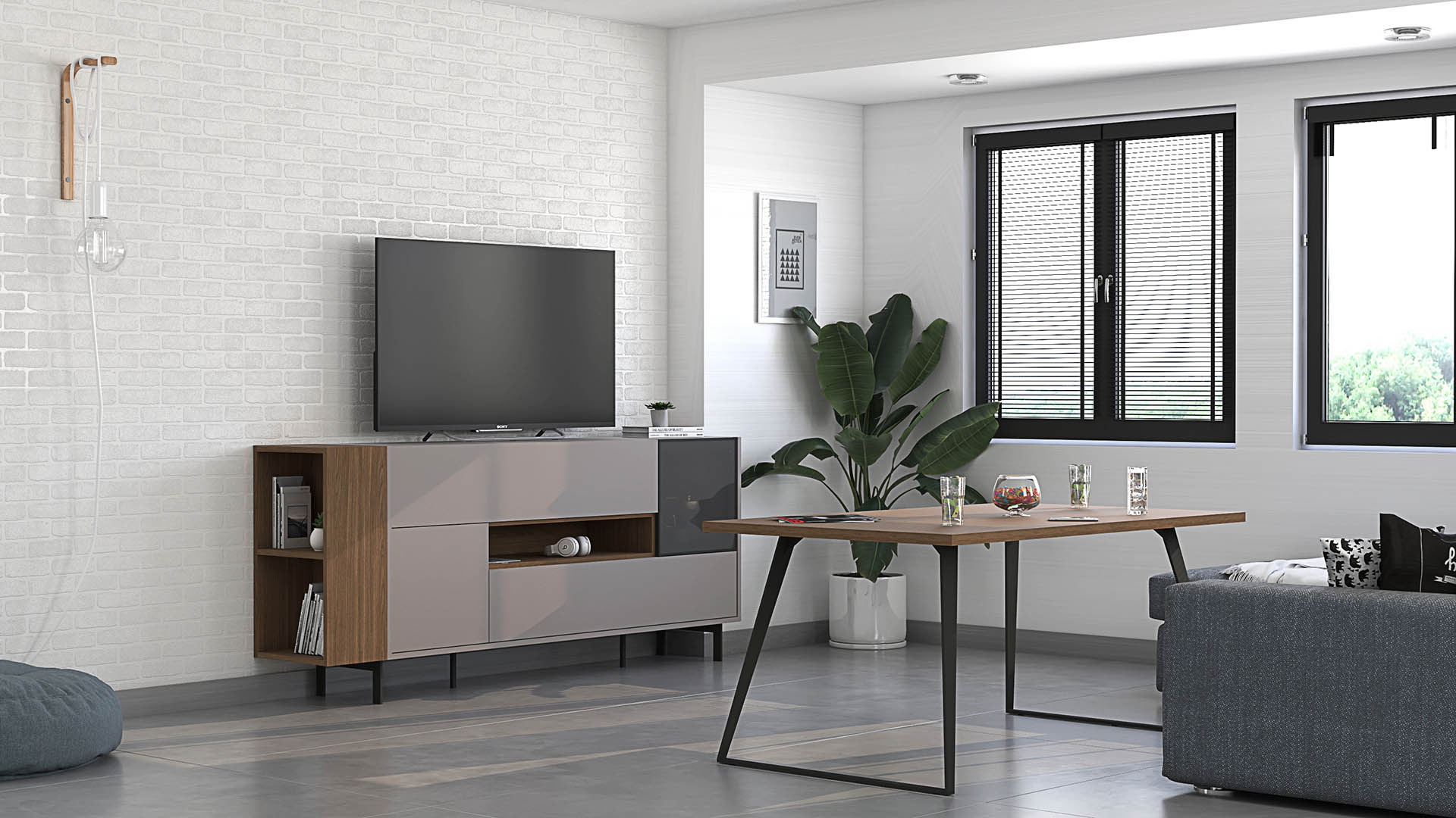 Claudio TV Stand ZD005