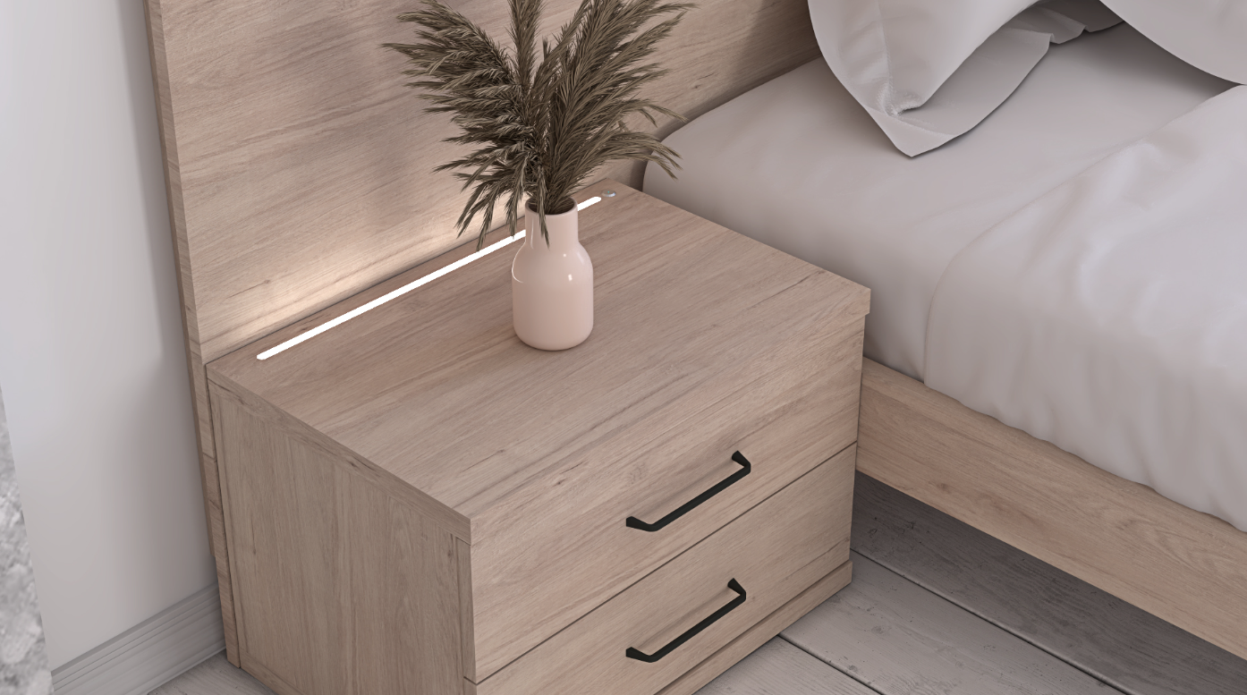 Cala Bedroom Set: Serene Ambiance ZN007 - Image 2