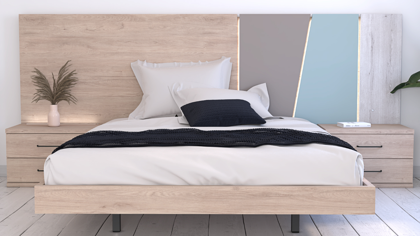 Cala Bedroom Set: Serene Ambiance ZN007 - Image 4