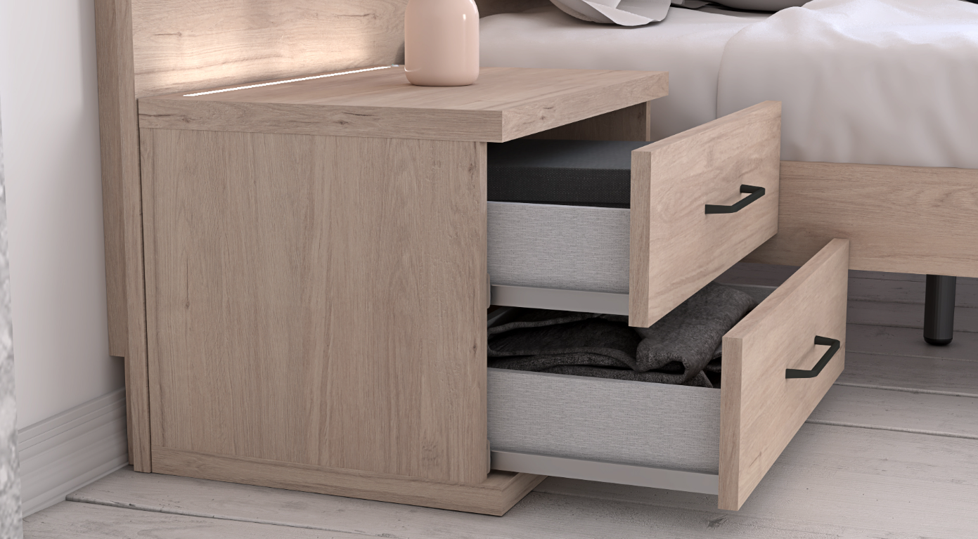 Cala Bedroom Set: Serene Ambiance ZN007 - Image 6