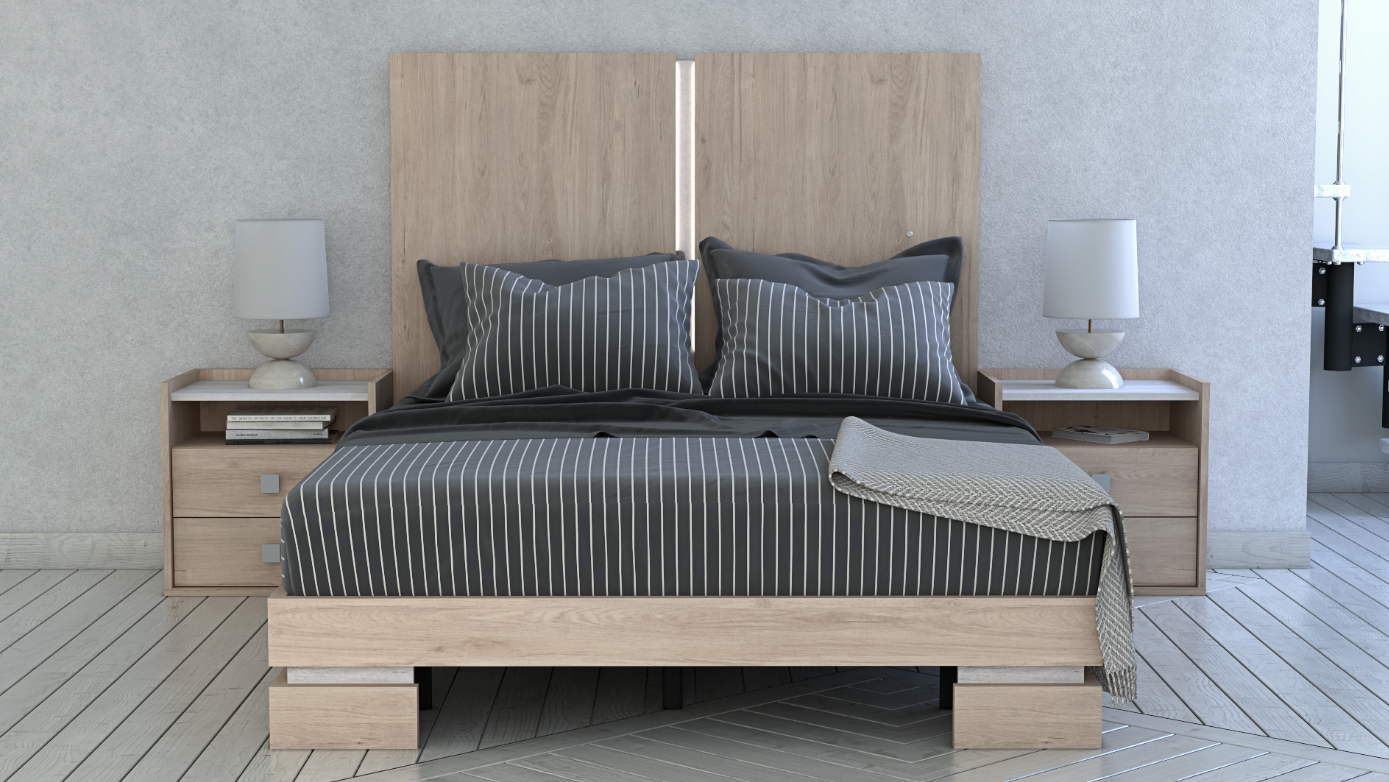 Viento Bedroom Set: Contemporary Breeze ZN015 - Image 6