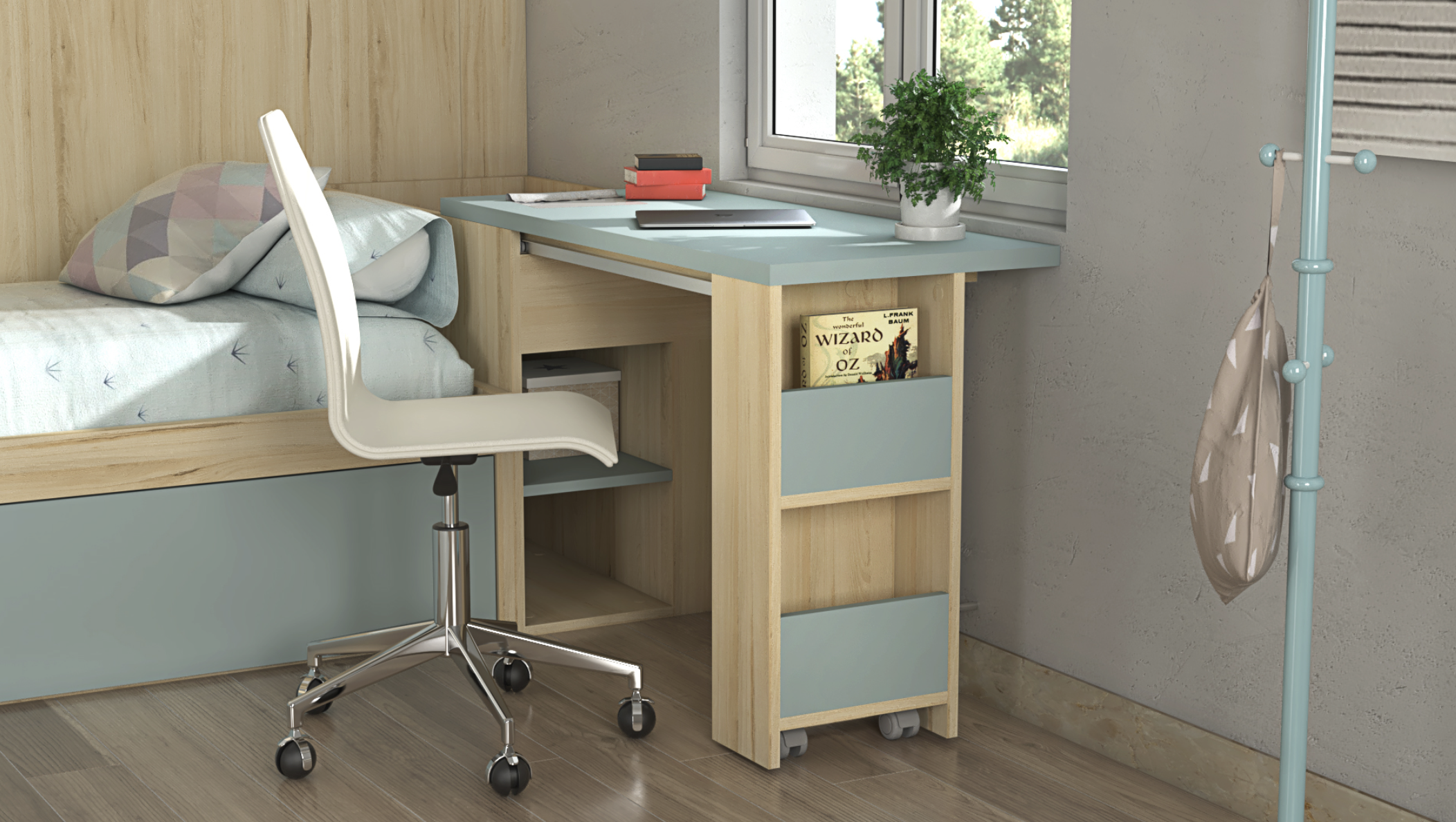 Madrid Mágico Teen Room Gala Haya Aqua - Image 5