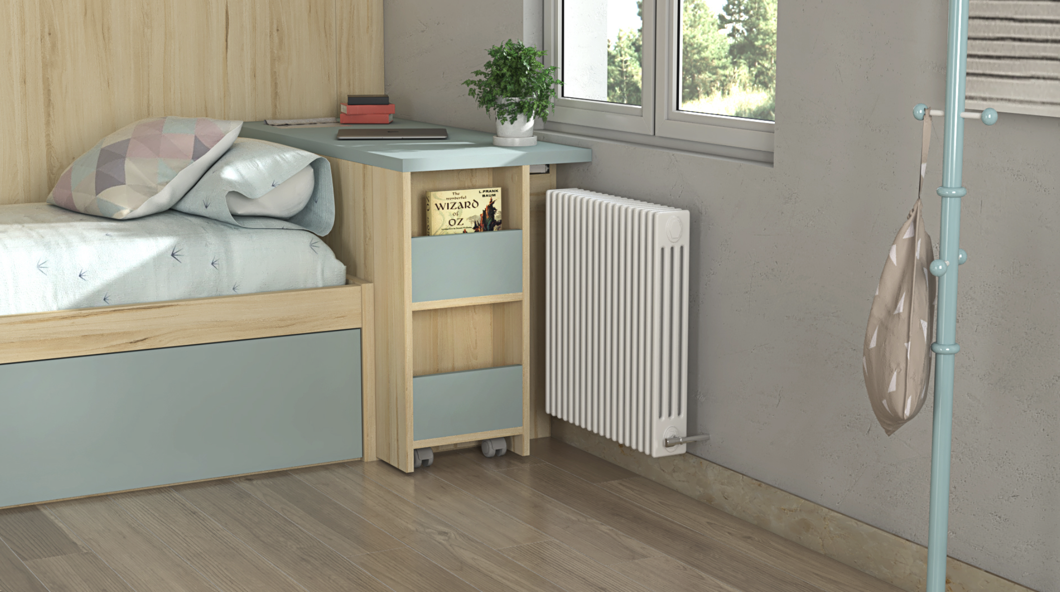 Madrid Mágico Teen Room Gala Haya Aqua - Image 6