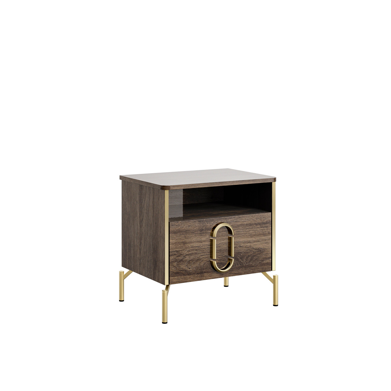 Amelia Brown Lacquer Bedroom Set - Image 3