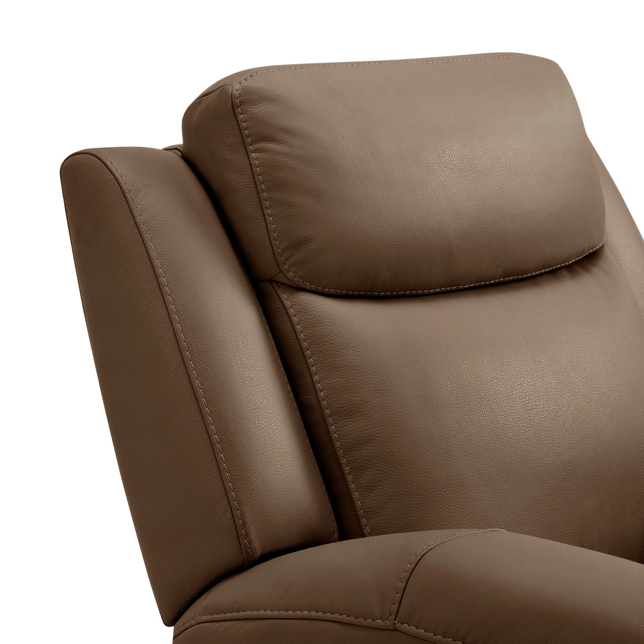 Avero Leather Power Recliner Camel Chair - Image 3