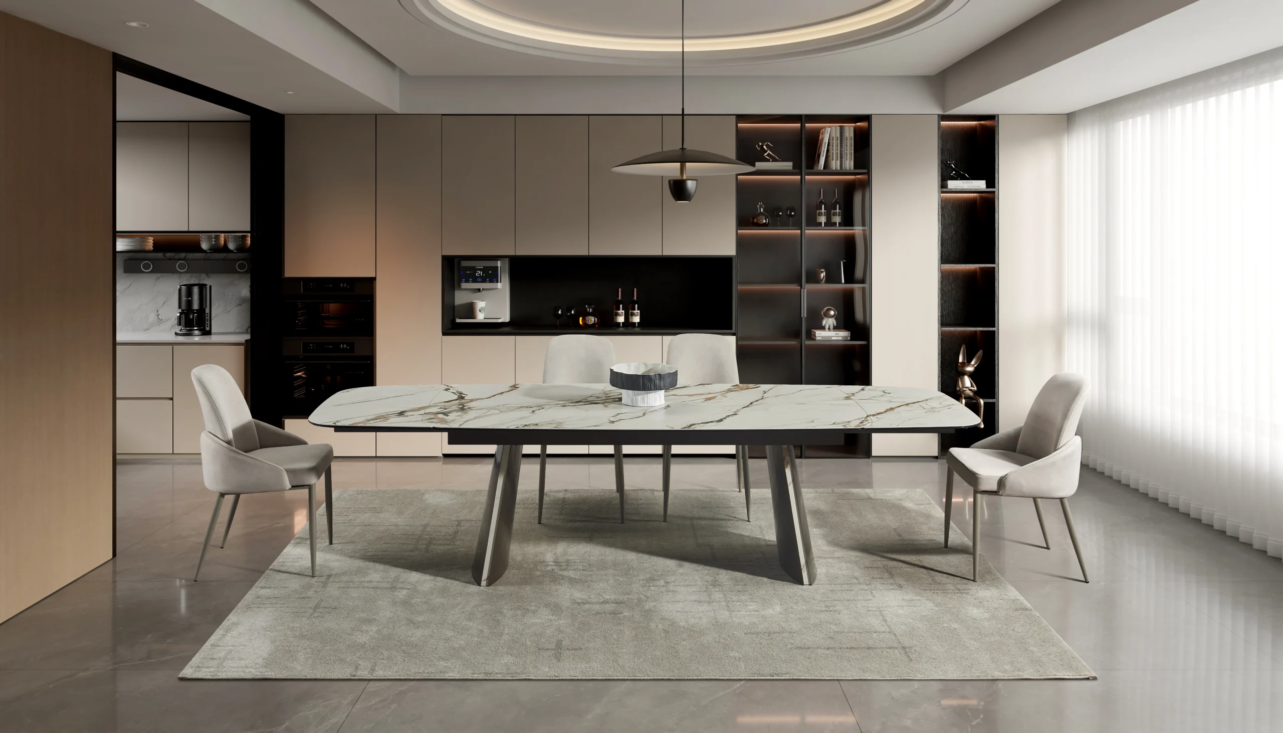 Sorella Extandable Ceramic Dining Table - Image 4