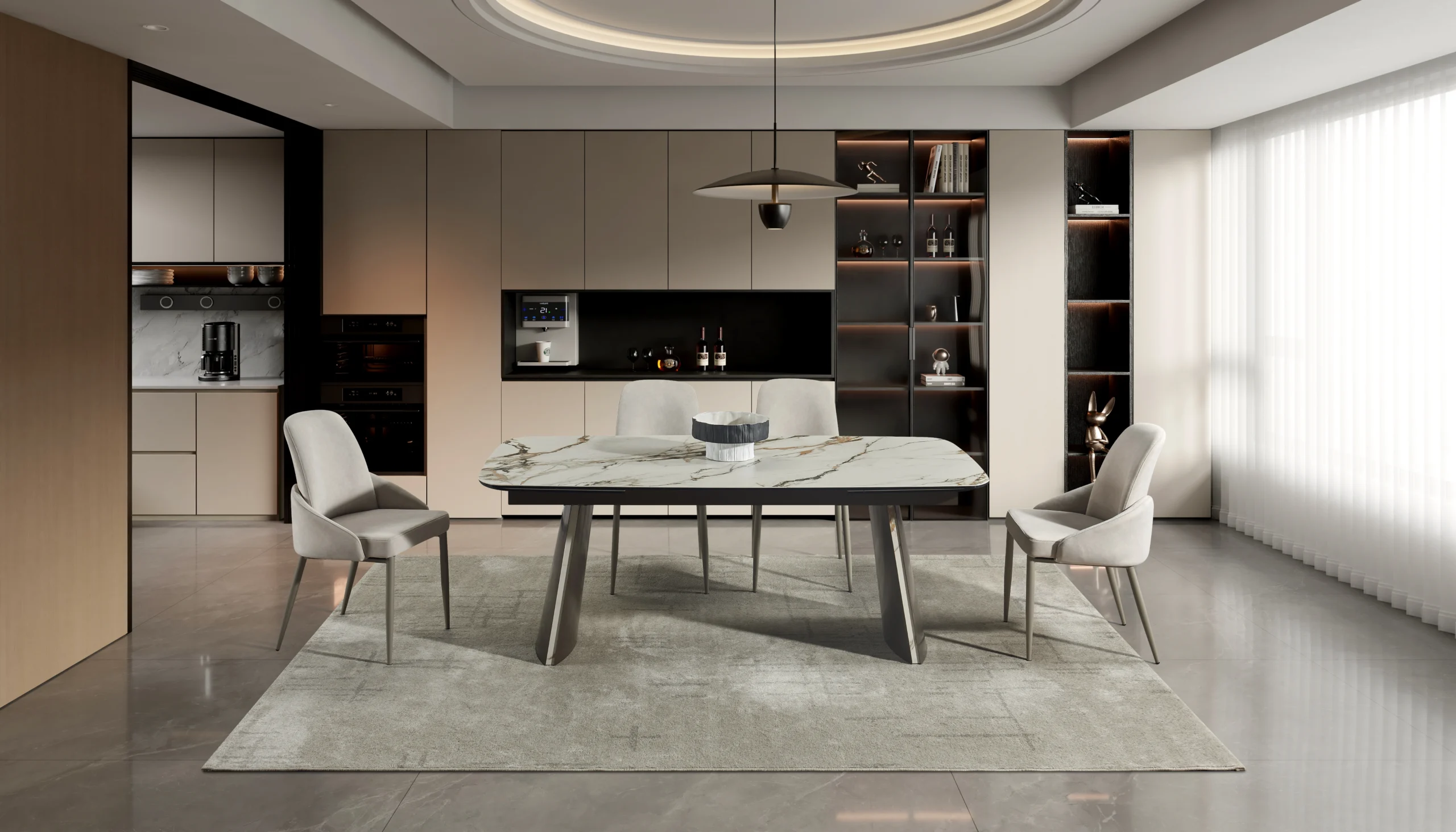 Sorella Extandable Ceramic Dining Table - Image 5