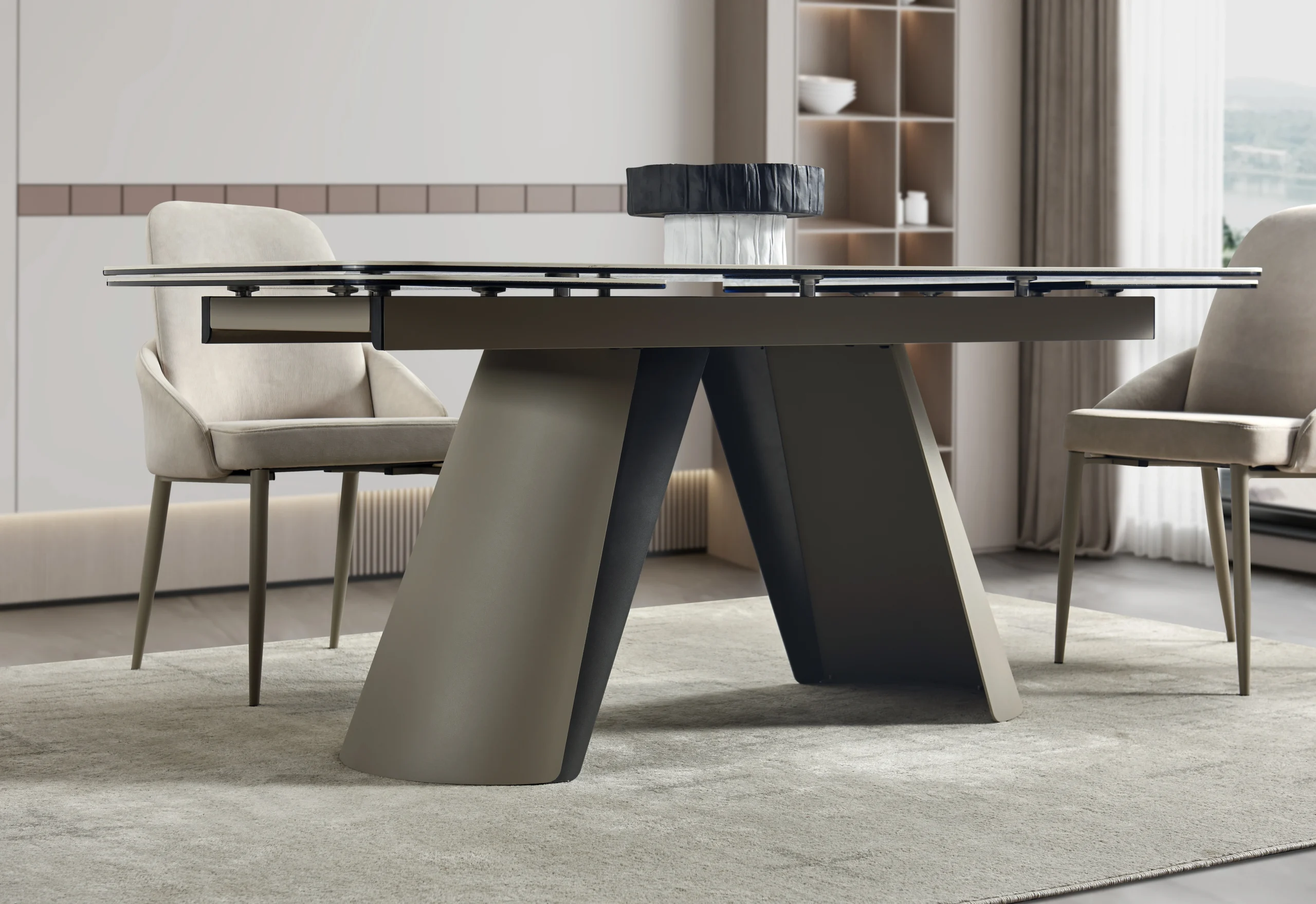 Tavero Extandable Ceramic Dining Table - Image 11